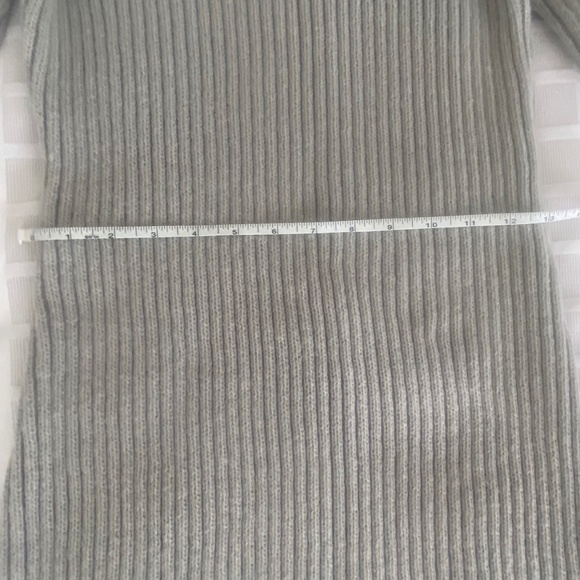 Turtleneck Sweater Dress Grey - Picture 4 of 9